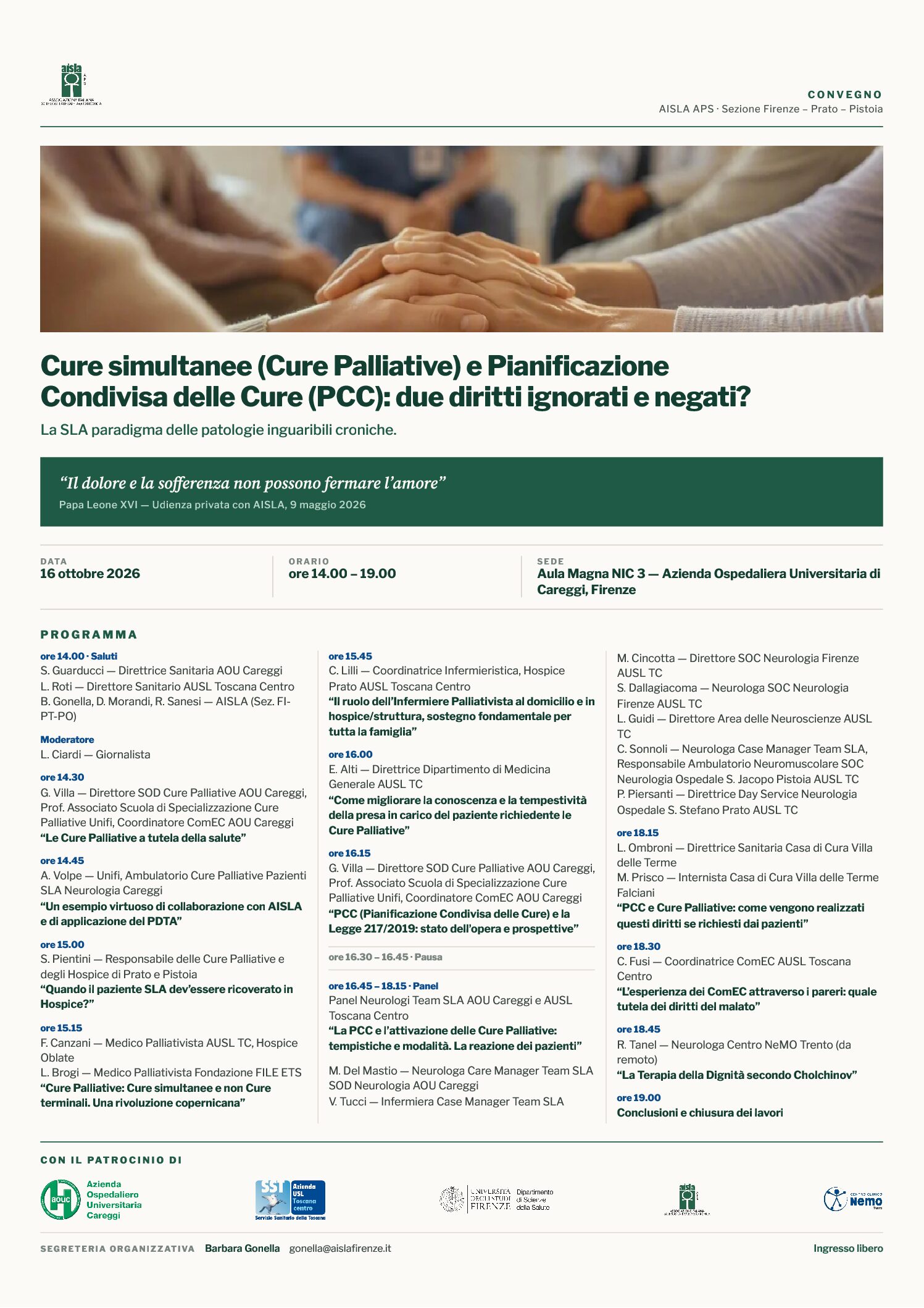 Convegno AISLA 16 Ottobre 2026